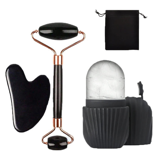 Lune Ice Roller & Gua Sha Set — De-Puff & Contour